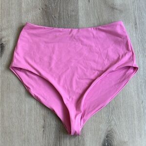Hill House Home - Lola Pink High Rise Swim Bottoms - size S
